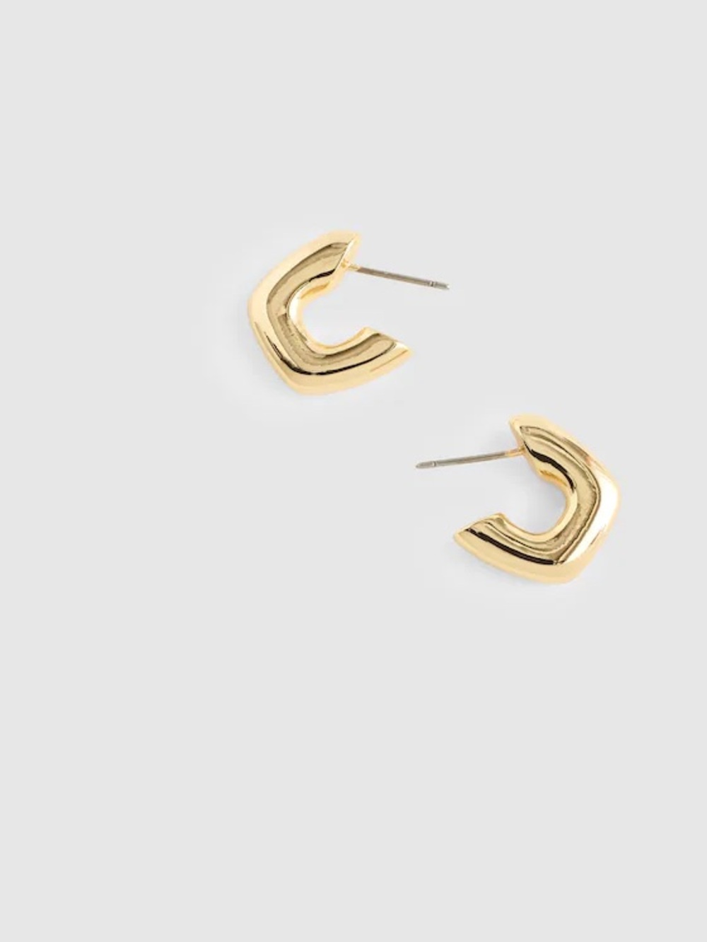 NWT Madewell Sculptural Huggie Hoop Earrings